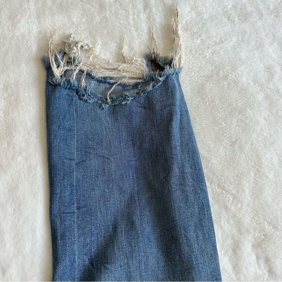 Zara Light Wash High Rise Flare Jeans Women's Size 4 - Picture 5 of 15